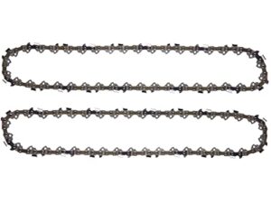 2pc 10-inch replacement chain for black & decker lcs1020 20v max lithium ion chainsaw
