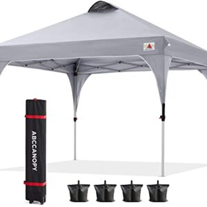 ABCCANOPY Outdoor Pop up Canopy Tent 10x10 Camping Sun Shelter-Series, Gray