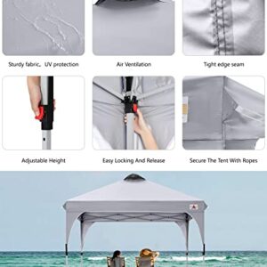 ABCCANOPY Outdoor Pop up Canopy Tent 10x10 Camping Sun Shelter-Series, Gray