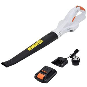 ligo leaf blower- 20v 2.0ah leaf blower cordless with battery&charger, electric leaf blower lightweight for snow blowing