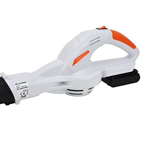 LIGO Leaf Blower- 20V 2.0Ah Leaf Blower Cordless with Battery&Charger, Electric Leaf Blower Lightweight for Snow Blowing