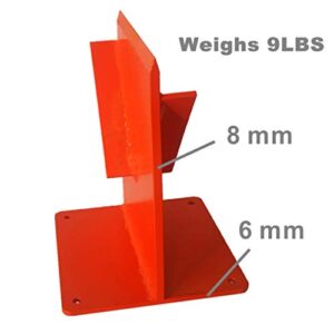 Hi-Flame Firewood Kindling Splitter for Wood Stove Fireplace and Fire Pits, Orange