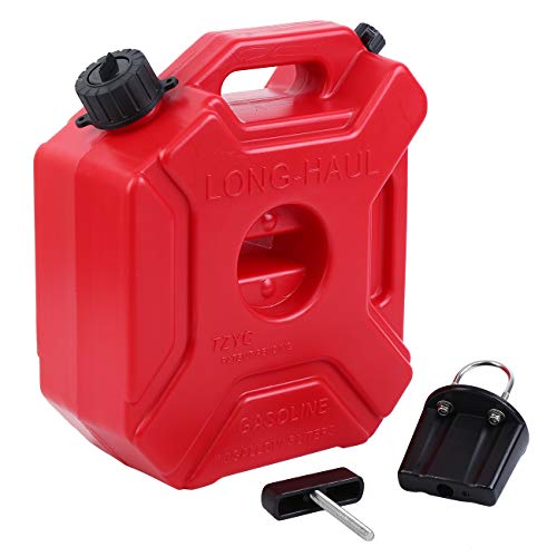 Samger 1.3 Gallon/5L Gasoline Pack Fuel Container for Motorcycle Off Road ATV UTV Jeep