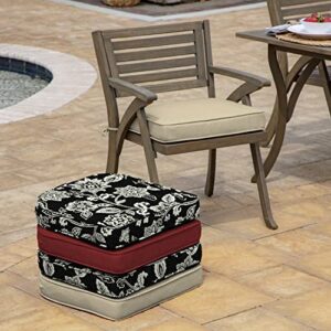 Arden Selections ProFoam Essentials Outdoor Seat Cushion 19 x 20, Tan Leala