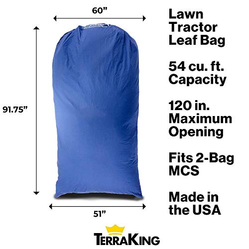 TerraKing Original Lawn Tractor Leaf Bag,Navy Blue