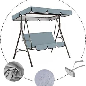 Swing Top Cover Universal Replacement Canopy for Garden Swing Seats,Swing Chair Cover Outdoor Waterproof Swing Cover Replacement,Garden Outdoor Furniture Swing Chair