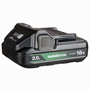 Metabo HPT 18V 2-Pack Batteries and Charger Kit | 2.0 Ah Batteries Include Charge Indicator | UC18YKSLS