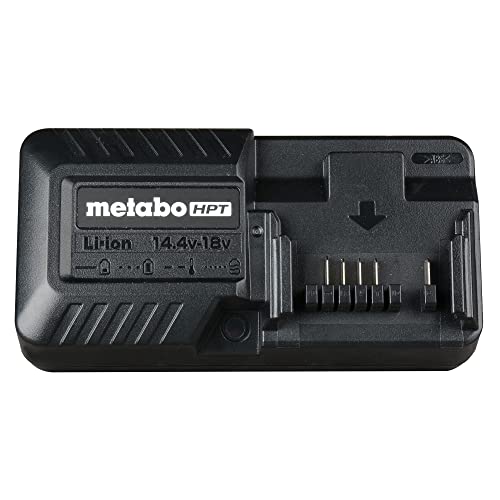 Metabo HPT 18V 2-Pack Batteries and Charger Kit | 2.0 Ah Batteries Include Charge Indicator | UC18YKSLS