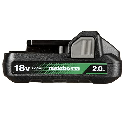 Metabo HPT 18V 2-Pack Batteries and Charger Kit | 2.0 Ah Batteries Include Charge Indicator | UC18YKSLS