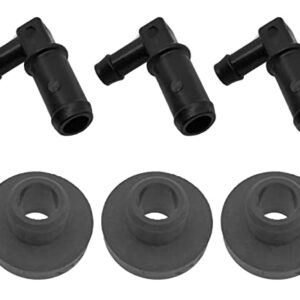 •3 kit of products 532139277 Fuel Tank Stem & 532003645 Bushing Kit for Husqvarna