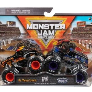 Monster Jam El Toro Loco Vs Son-Uva Digger (1:64 Scale Double Pack)