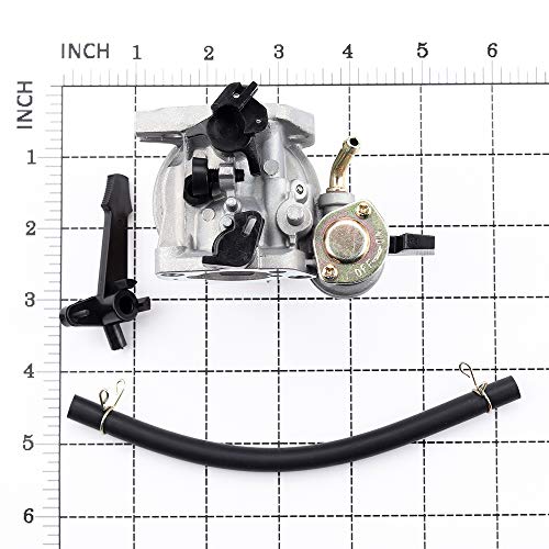 GX160 Carburetor for Honda GX168F 5.5HP GX200 6.5 HP Engine WP30X EG1400 EZ2500 Generator 16100-ZH8-W61 16100-ZLO-W51 Carb with Choke Lever Intake Manifold Fuel Filter Parts Kit Predator 212cc