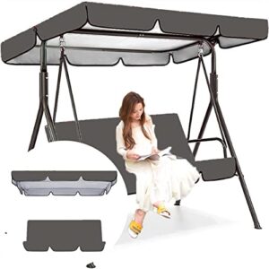 universal replacement canopy for garden swing chair,swing chair cover outdoor waterproof swing cover replacement for garden swing hammock outdoor