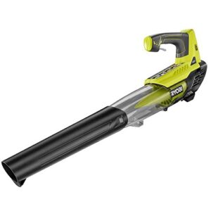 ryobi p2108a one+ 100 mph 280 cfm 18-volt lithium-ion cordless jet fan blower – battery and charger not included (renewed)