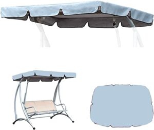 kfjzgzz garden swing replacement canopy cover,replacement canopy for swing seats,patio hammock cover top waterproof anti-uv canopy swing covers 210d(only canopy cover)