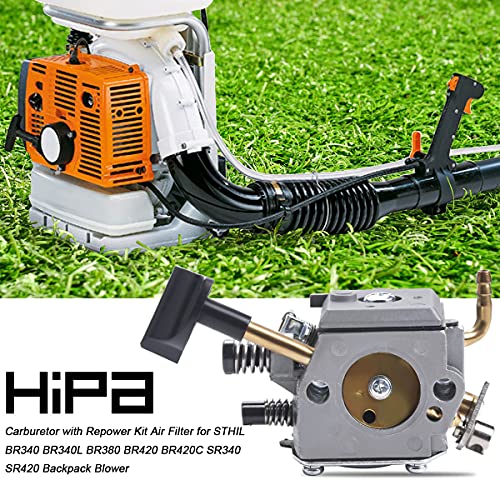 Hipa Carburetor with Repower Kit for STHIL BR340 BR340L BR380 BR420 BR420C SR340 SR420 Backpack Blower