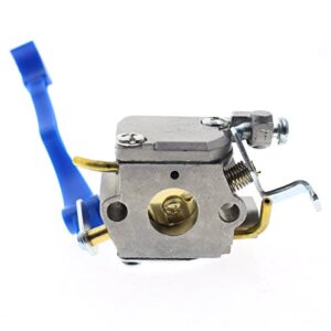 Carbhub Carburetor for Husqvarna 125B 125BVX 125BX Leaf Blower Trimmer Replaces Zama C1Q-W37 Carb with Fuel Line Kit