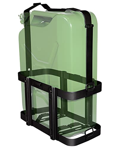 SPARKWHIZ Jerry Gas Can Holder, 5 Gallon / 20 Liter Steel Jerry Can Mount, 2023 Upgrade