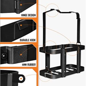 SPARKWHIZ Jerry Gas Can Holder, 5 Gallon / 20 Liter Steel Jerry Can Mount, 2023 Upgrade