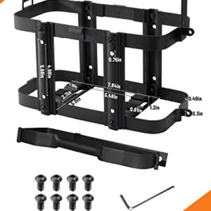 SPARKWHIZ Jerry Gas Can Holder, 5 Gallon / 20 Liter Steel Jerry Can Mount, 2023 Upgrade