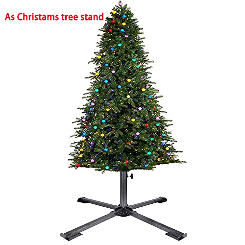 Foldable Patio Sun Shade Anchor Holder Christmas Tree Stand Adjustable Portable Beach Anchor Heavy Duty Tempered Iron Outdoor Patio Umbrella Base Holder (1)