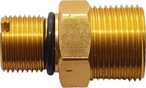 simpson cleaning 7106686 outlet connector for gas powered pressure washer pumps, gold