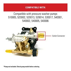 Simpson Cleaning 7106686 Outlet Connector for Gas Powered Pressure Washer Pumps, Gold