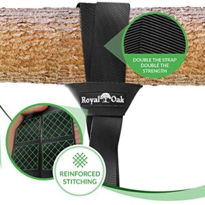Easy Hang (4FT) Tree Swing Strap X1 - Holds 2200lbs. - Heavy Duty Carabiner and Spinner - Perfect for Hammocks and Swings - 100% Waterproof - Easy Picture Instructions - Carry Bag Included!