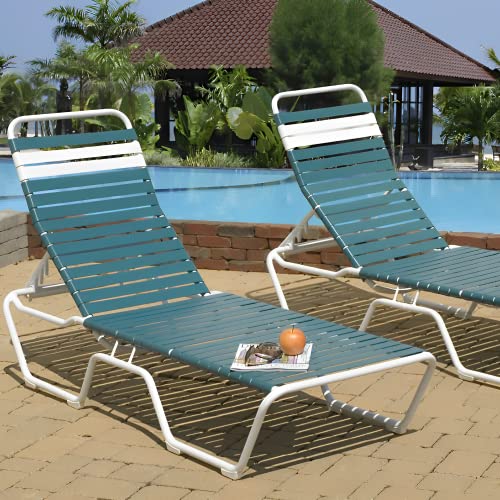 Project Patio Adjustable Chaise Lounge Bracket Replacement Outdoor Reclining Pool Furniture Parts - 4 Position - Black