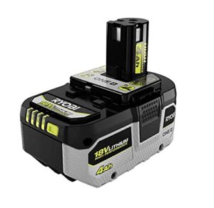 tti ryobi pbp004 one+ high performance 18 volts lithium-ion 4.0 ah battery