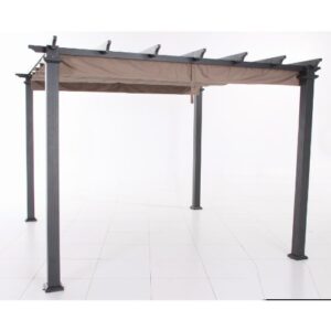 Garden Winds 9 Ft Pergola Replacement Canopy Top Cover - RipLock 350