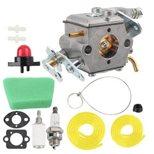 carbbia carburetor 545081885 530069703 w/tune up kit for poulan 1900 1950 1975 2050 2075 2150 2250 2375 2550 for craftsman carb c1u-w8 c1u-w14 wt-324 wt-391 wt-600 wt-624 wt-625 wt-637 wt-662 wt-89