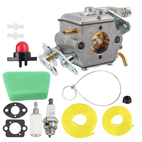 Carbbia Carburetor 545081885 530069703 w/Tune up Kit for Poulan 1900 1950 1975 2050 2075 2150 2250 2375 2550 for Craftsman Carb C1U-W8 C1U-W14 WT-324 WT-391 WT-600 WT-624 WT-625 WT-637 WT-662 WT-89