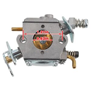 Carbbia Carburetor 545081885 530069703 w/Tune up Kit for Poulan 1900 1950 1975 2050 2075 2150 2250 2375 2550 for Craftsman Carb C1U-W8 C1U-W14 WT-324 WT-391 WT-600 WT-624 WT-625 WT-637 WT-662 WT-89