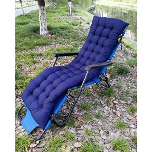 Chaise Lounger Cushion, 61Inch Chaise Lounger Cushions Rocking Chair Sofa Cushion with Ties,Thick Padded Chaise Lounger Swing Bench Cushion