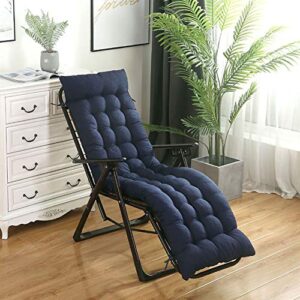 Chaise Lounger Cushion, 61Inch Chaise Lounger Cushions Rocking Chair Sofa Cushion with Ties,Thick Padded Chaise Lounger Swing Bench Cushion