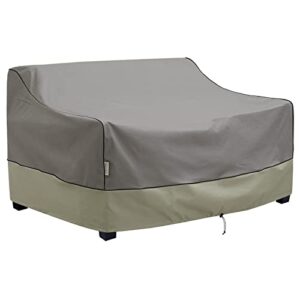kylinlucky outdoor furniture covers waterproof, 2-seater patio sofa covers fits up to 52 x 32 x 34 inches