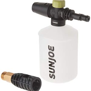 Sun Joe SPX-FC26 26-Oz Adjustable Snow Foamer Cannon w/Adapters , Black