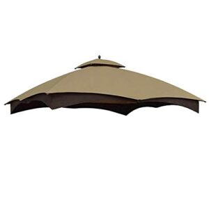 mastercanopy replacement canopy top for lowe’s allen roth 10×12 gazebo #gf-12s004b-1 (beige)