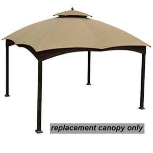 MASTERCANOPY Replacement Canopy Top for Lowe's Allen Roth 10x12 Gazebo #GF-12S004B-1 (Beige)