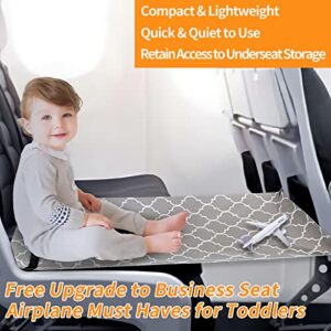 Airplane Footrest for Kids,Toddler Airplane Bed,Toddler Airplane Seat Extender for Kids,Baby Travel Essentials for Flying,Toddler Airplane Travel Essentials for Kids Airplane Bed Compact&Portable