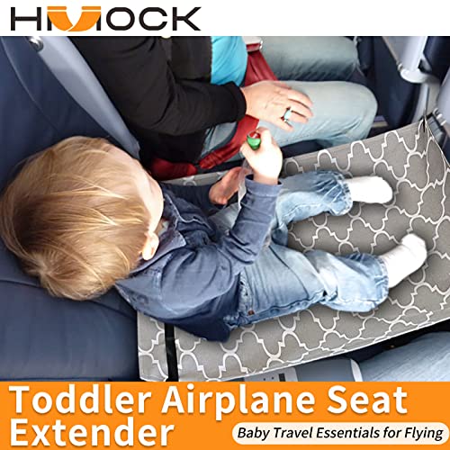 Airplane Footrest for Kids,Toddler Airplane Bed,Toddler Airplane Seat Extender for Kids,Baby Travel Essentials for Flying,Toddler Airplane Travel Essentials for Kids Airplane Bed Compact&Portable