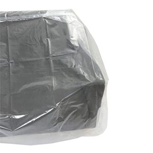 Sattiyrch Loveseat Cover Plastic Couch Bag for Moving Protection and Long Term Storage (Loveseat)