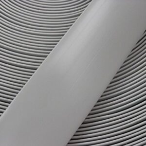 Gray 2" Wide 20' Length Chair Vinyl Strap Strapping for Patio Lawn Garden Outdoor Furniture Matte Finish Color