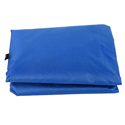 Niiyen Swing Cushion Cover, 3‑Seat Outdoor Patio Swing Chair Waterproof Cushion Replacement, Fit for Patio Garden Yard Porch 150 x50 x10cm/59.1 x19.7 x 3.9Inch(Dark Blue)