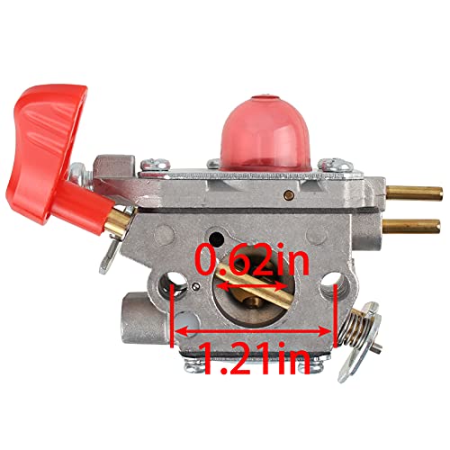 partszen C1U-W43A 545081857 Carburetor with 545146501 Air Filter for Zama C1U-W43 Poulan VS-2 BVM200FE GBV345 Craftsman 358794765 358794774 358794773 358794700 358794770 358794780 Blower