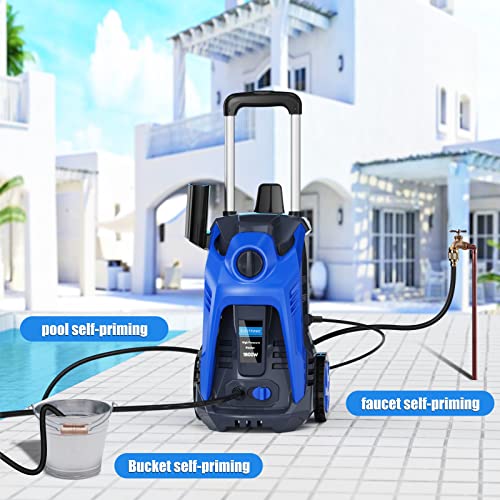 Electric Pressure Washer,3500PSI Power Washer, 2.5GPM Power Washers Electric Powered High Pressure Washer Cleaner with Spray Gun, Brush, and Two Kind Adjustable Spray Nozzle, Blue…