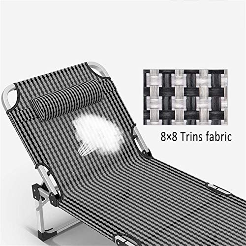 XZGDEN Lightweight Camping Chairs Garden Loungers Folding Chair Deck Chair Chaise Lounges, Terrace Recliner Beach Chair Folding Lounge Camping Pool Support 440 Pounds (Color : D)