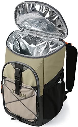 Arctic Zone Titan Deep Freeze 24 Can Backpack Cooler, Moss