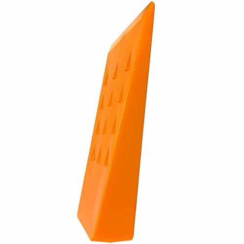 Parts 4 Outdoor 4Pk 5.5" and 8" Tree Felling Wedge with Spikes Made in The USA Logging Equipment 2 of Each (Orange)